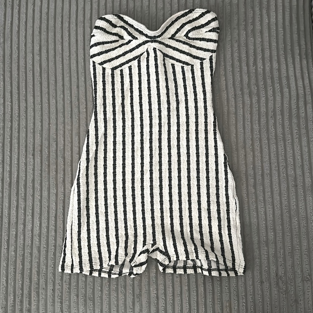 Stripped romper